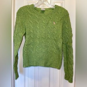 Vintage Abercrombie and Fitch Green Wool Sweater